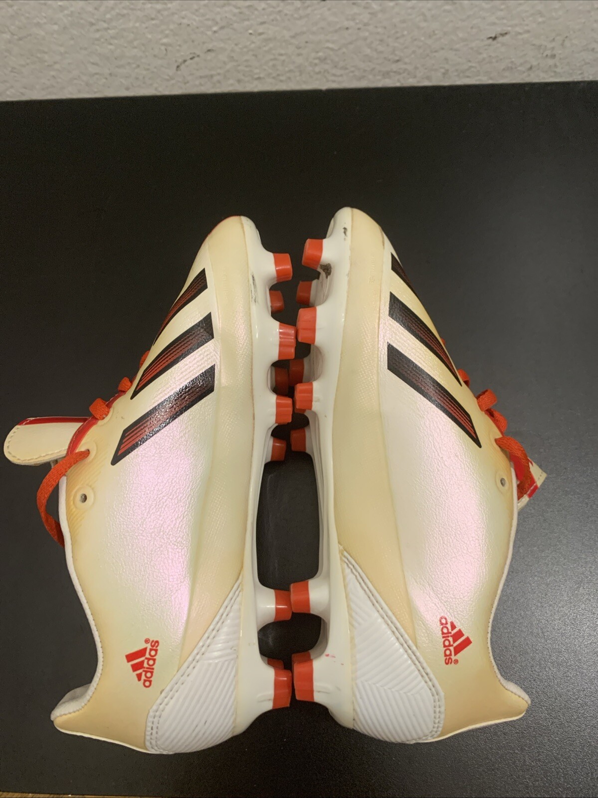 Adidas Messi F30 TRX FG Soccer Cleats White Red Black [G65393 Size 1