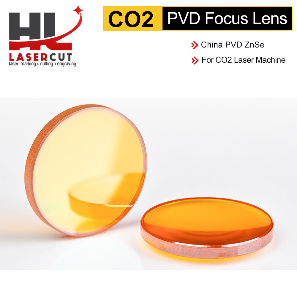 PVD ZnSe Laser Focus Lens Dia.12-20mm FL38.1 50.8 63.5 101.6mm For Co2 Laser