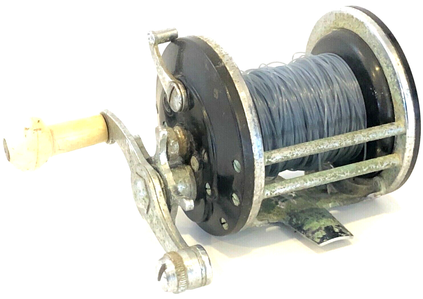 Vintage Conventional Fishing Reel Fishermen Cranks Free Tackle Gear Pole