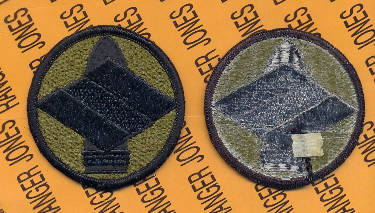 US Army 142nd FA Field Artillery FIRES Brigade OD Green & Black uniform patch