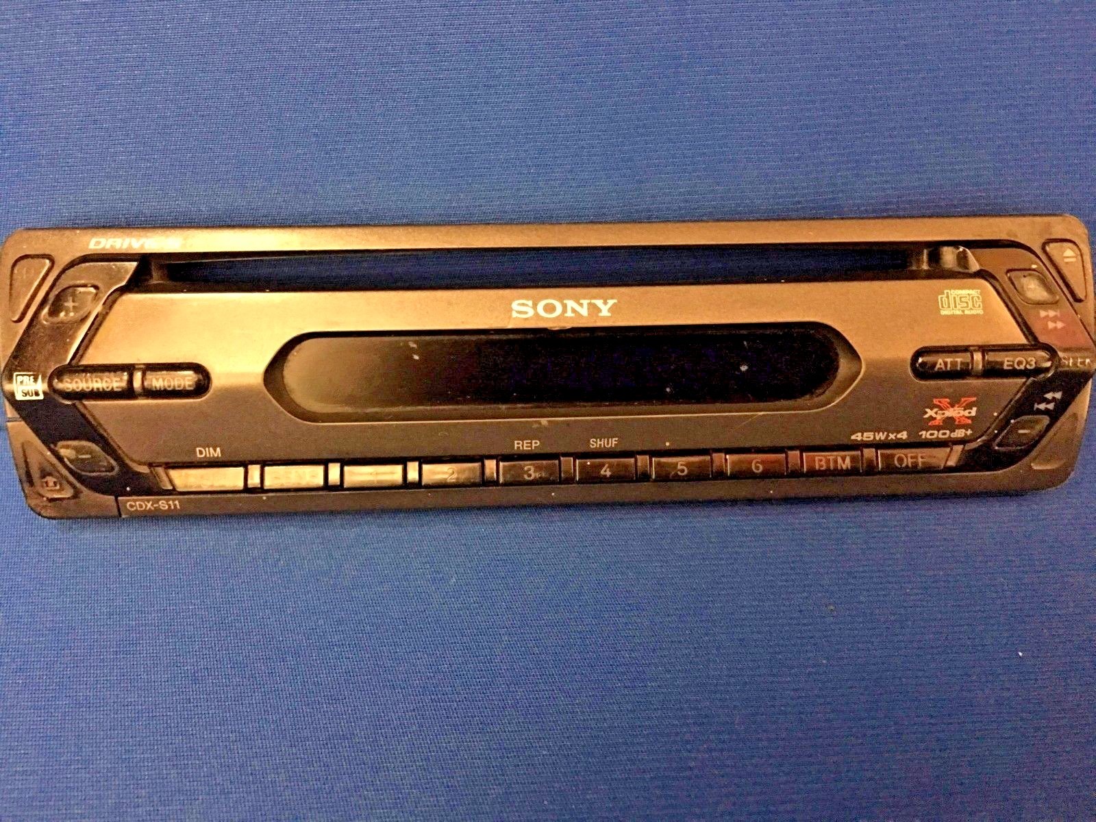 faceplate cdx-s11