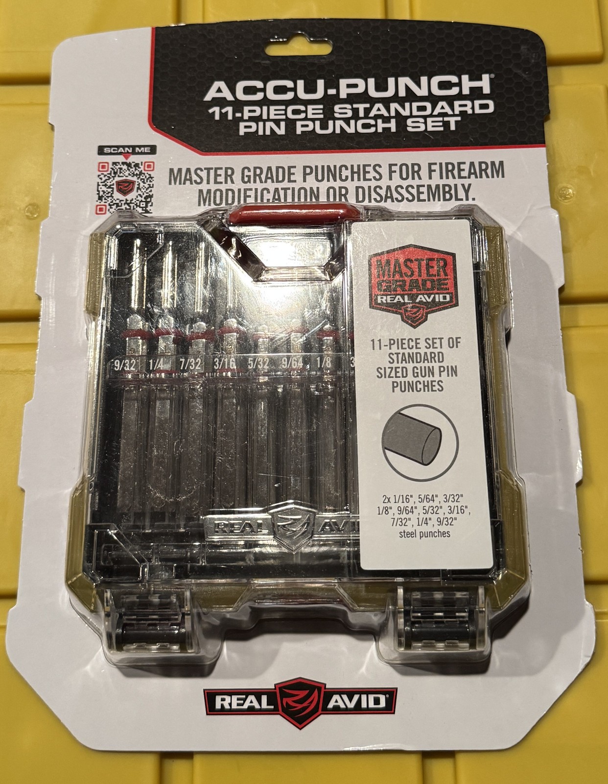 Real Avid Accu-Punch 11 Piece Punch Set Includes Case  AVAPK-S