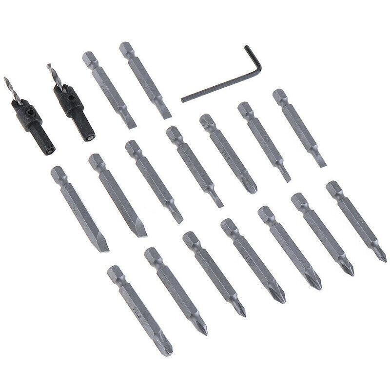 20pcs Half Time Drill Driver Multi Function Screwdriver Tool Screw Power Tool