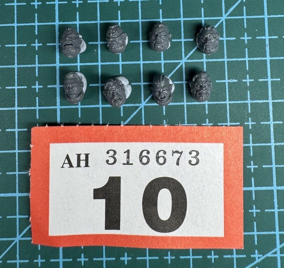 8 Leagues Of Votann Hearthkyn Warrior Pioneers Heads Militarum Squats 40K Bits