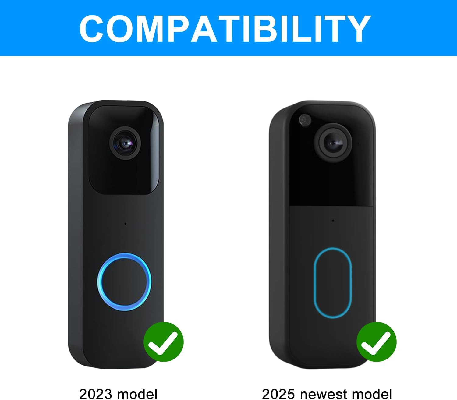 Blink Doorbell Camera Mount, Adjustable Angle Mount for Newest Model/Blink Video