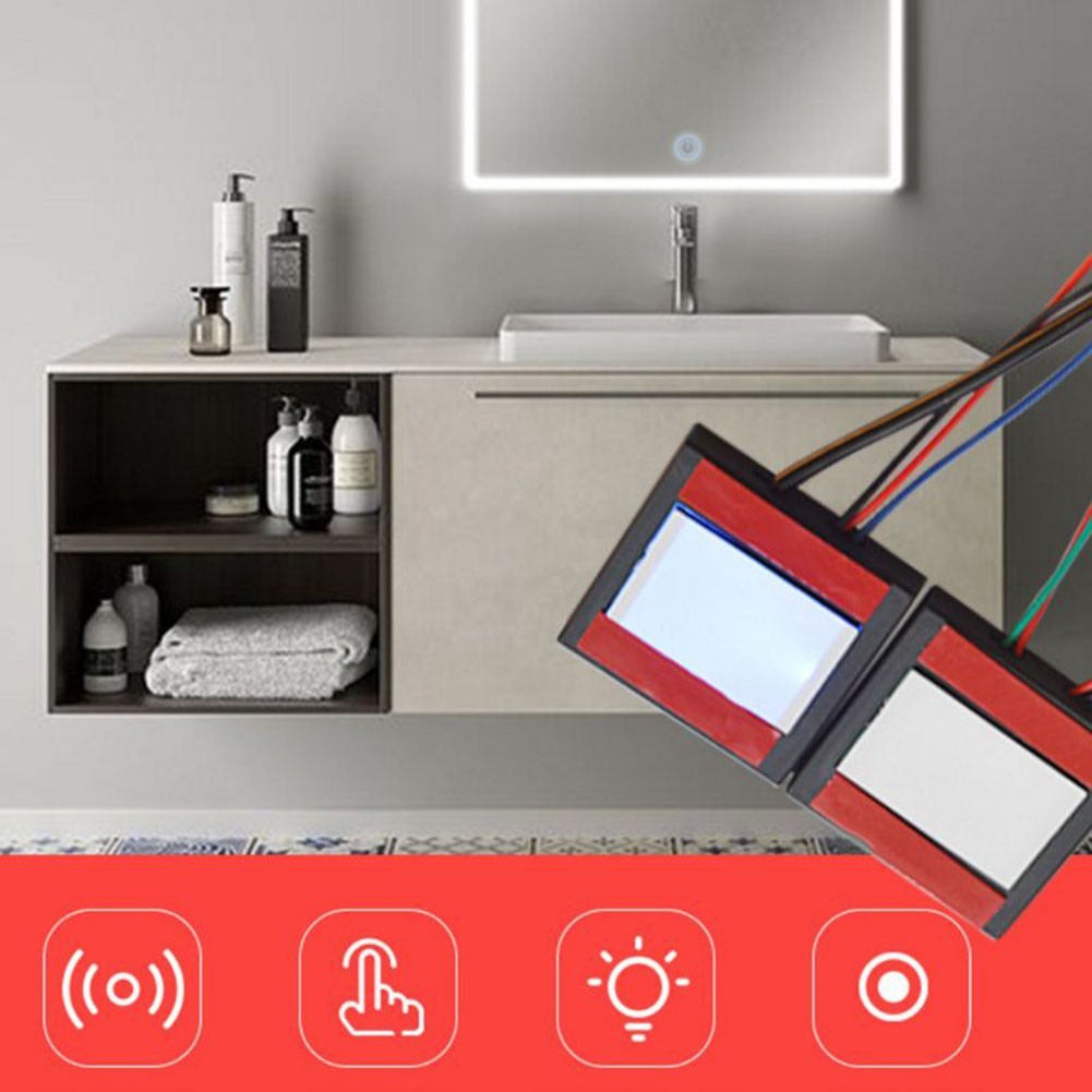 Convenient Touch Sensor Switch for Bathroom Mirror LED Light Easy to Control
