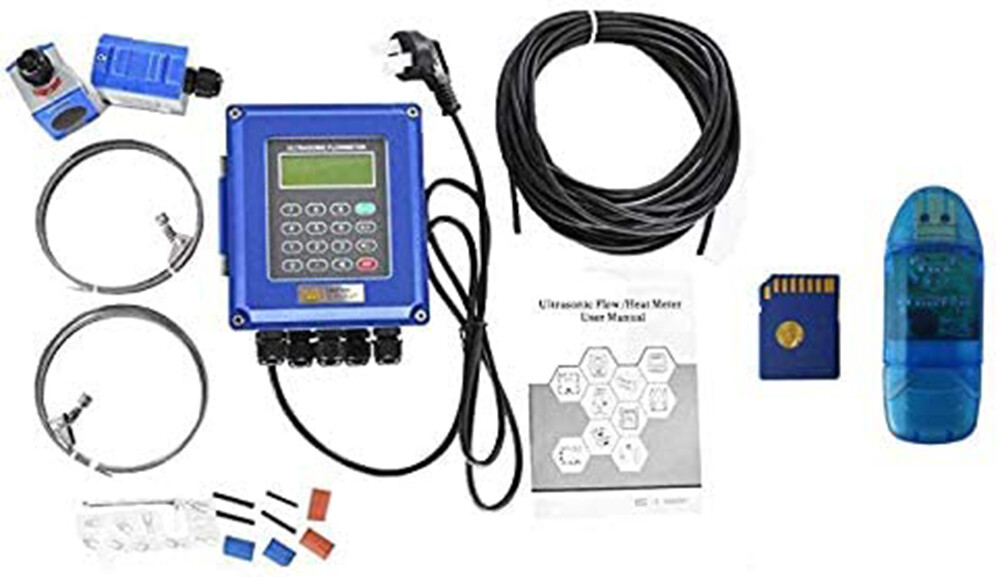 Ultrasonic Flow Measurement Flow Meter With SD Card Data Logger DN50 to 700mm