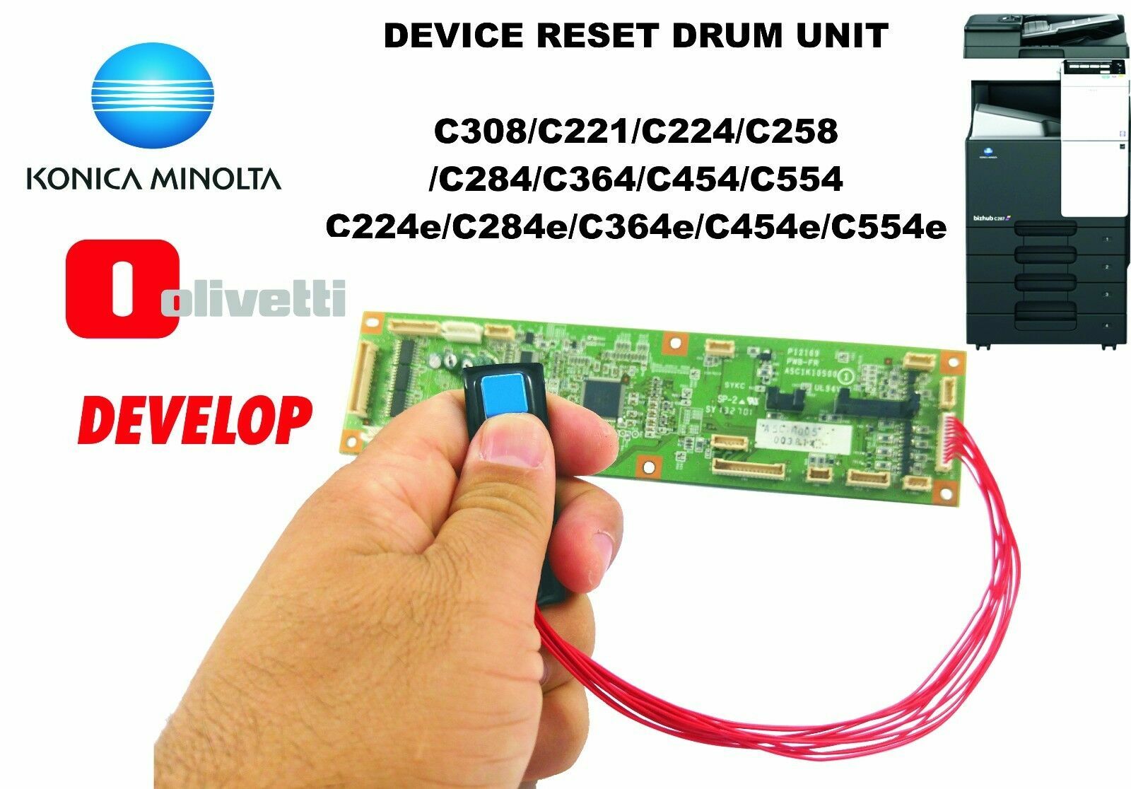 DRUN RESETER DEVICE FOR OLIVETTI E INEO+224/+284/+364/+258/+364/+454+308,