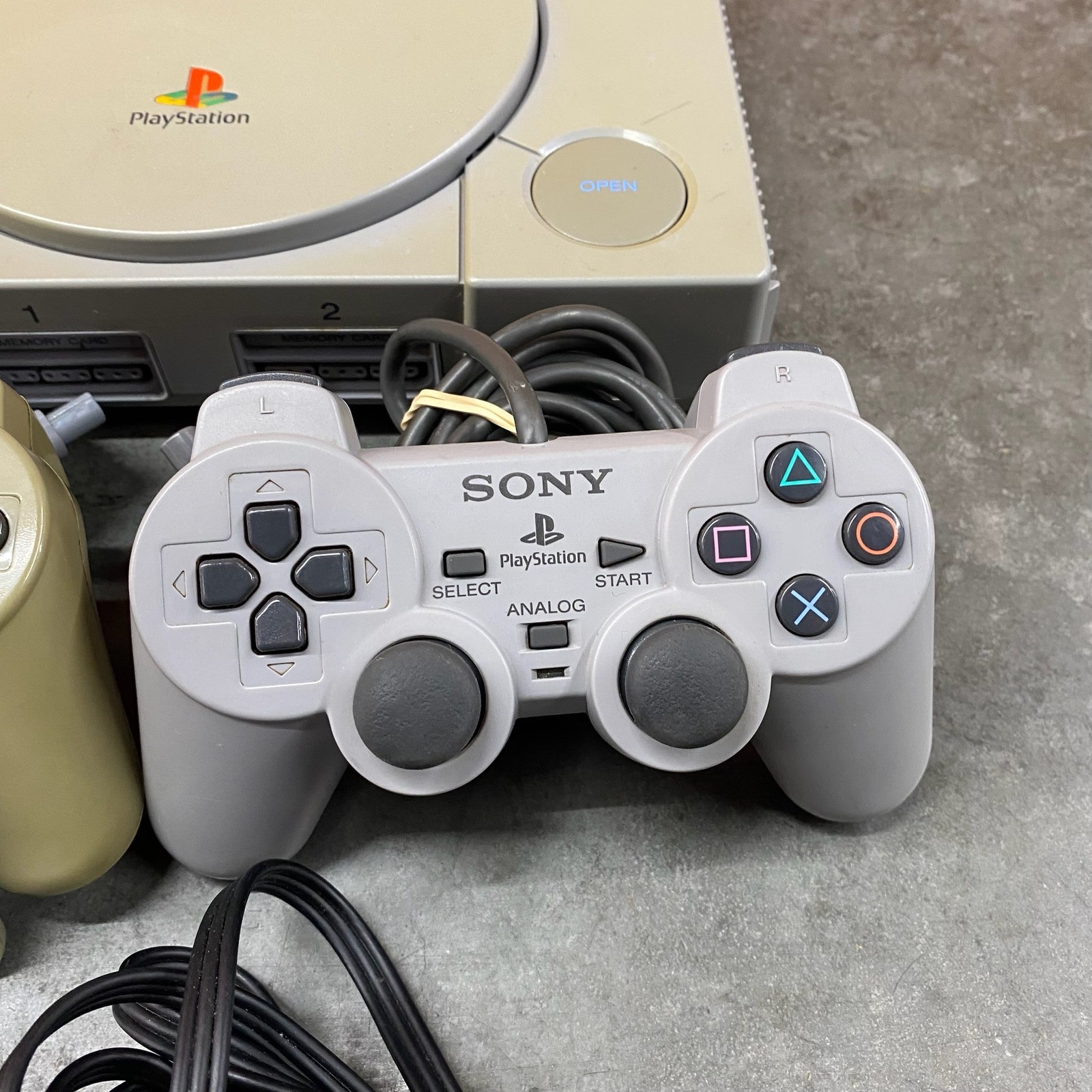 Sony PlayStation 1 PS1 Console Bundle SCPH-7501 Tested