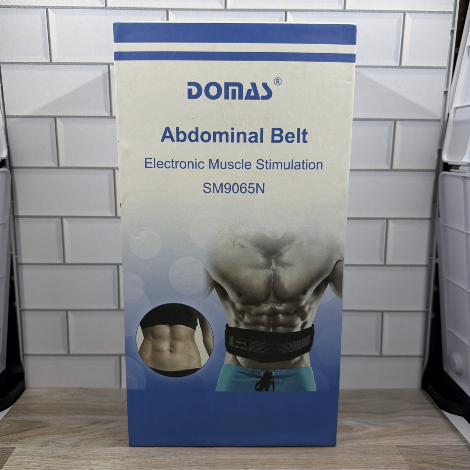 DOMAS Ab Belt Abdominal Muscle Toner- Abs Stimulator with 6 Modes Electronic ...