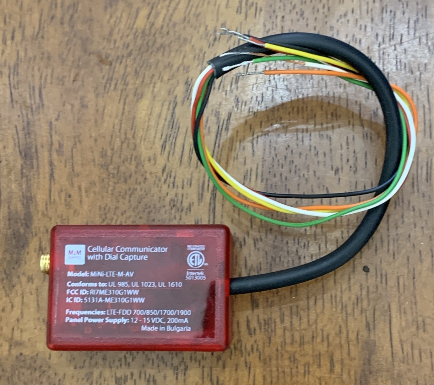 Mini-LTE-M-AV LTE Cellular Alarm Communicator w/ Dial Capture KEYBUS VERSION K01