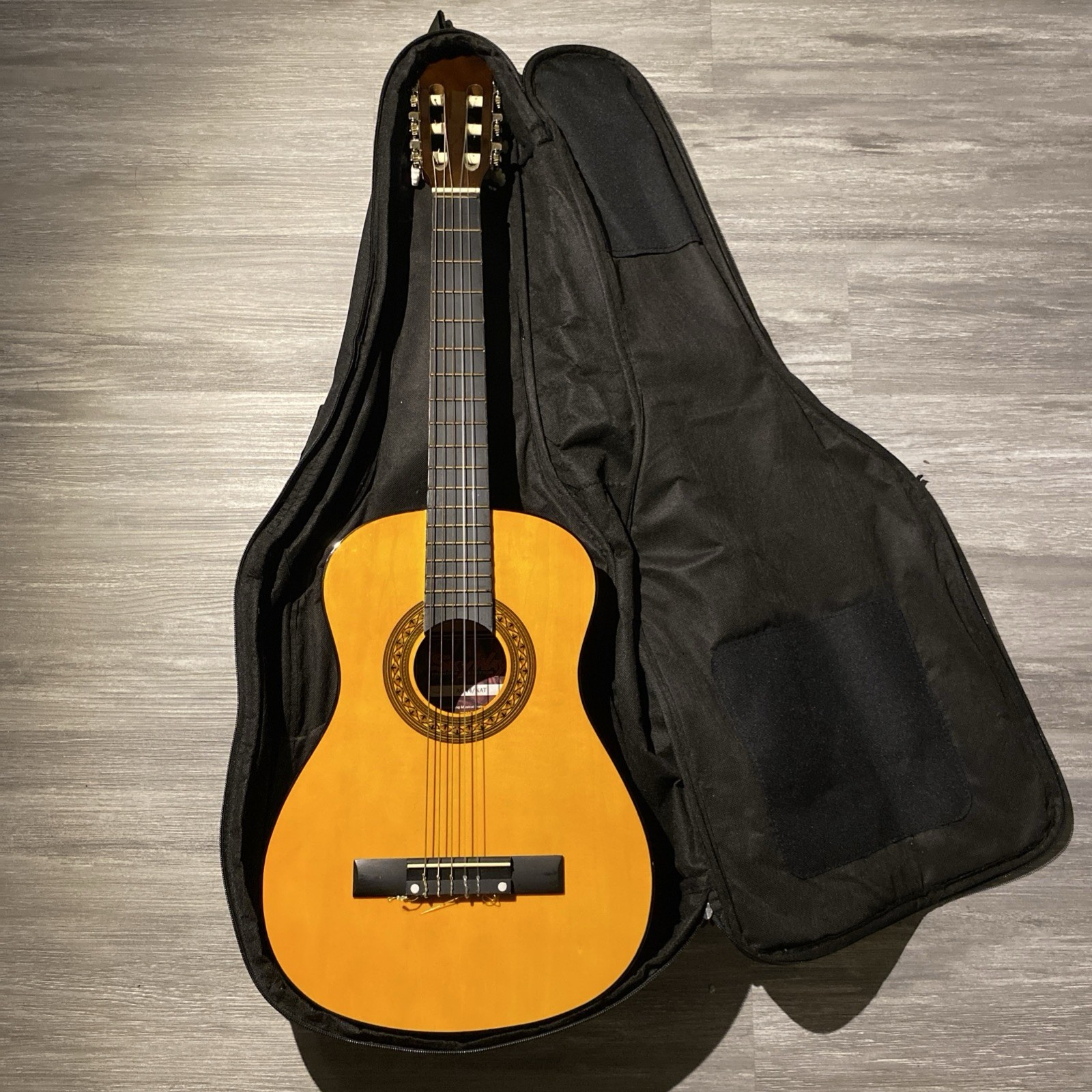 SkyWay Premium Edition AC-14/NAT Classical Guitar 6 String Brown w/ Gig Bag