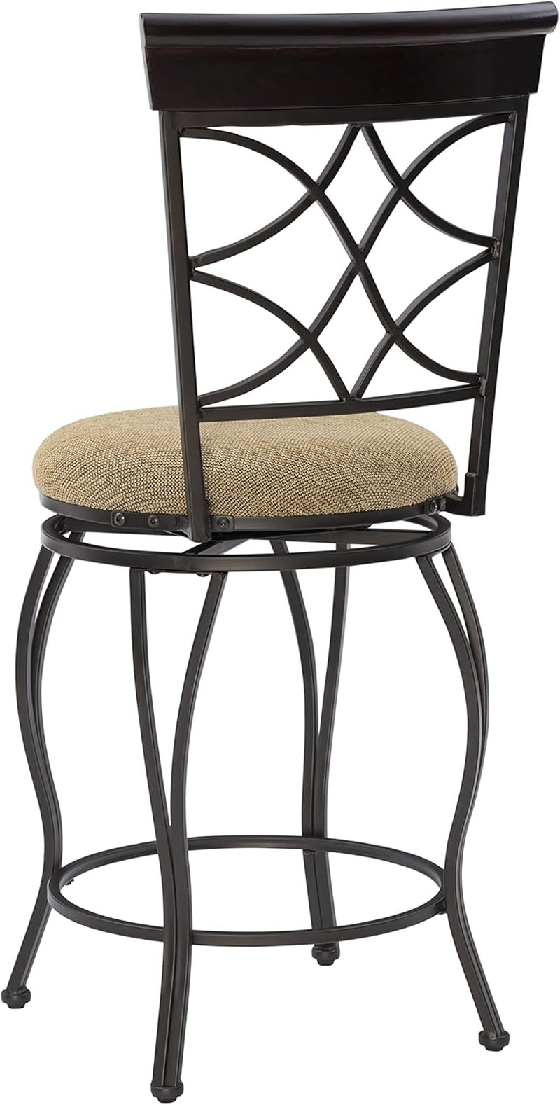 Curves Swivel Counter Bar Stool 24"