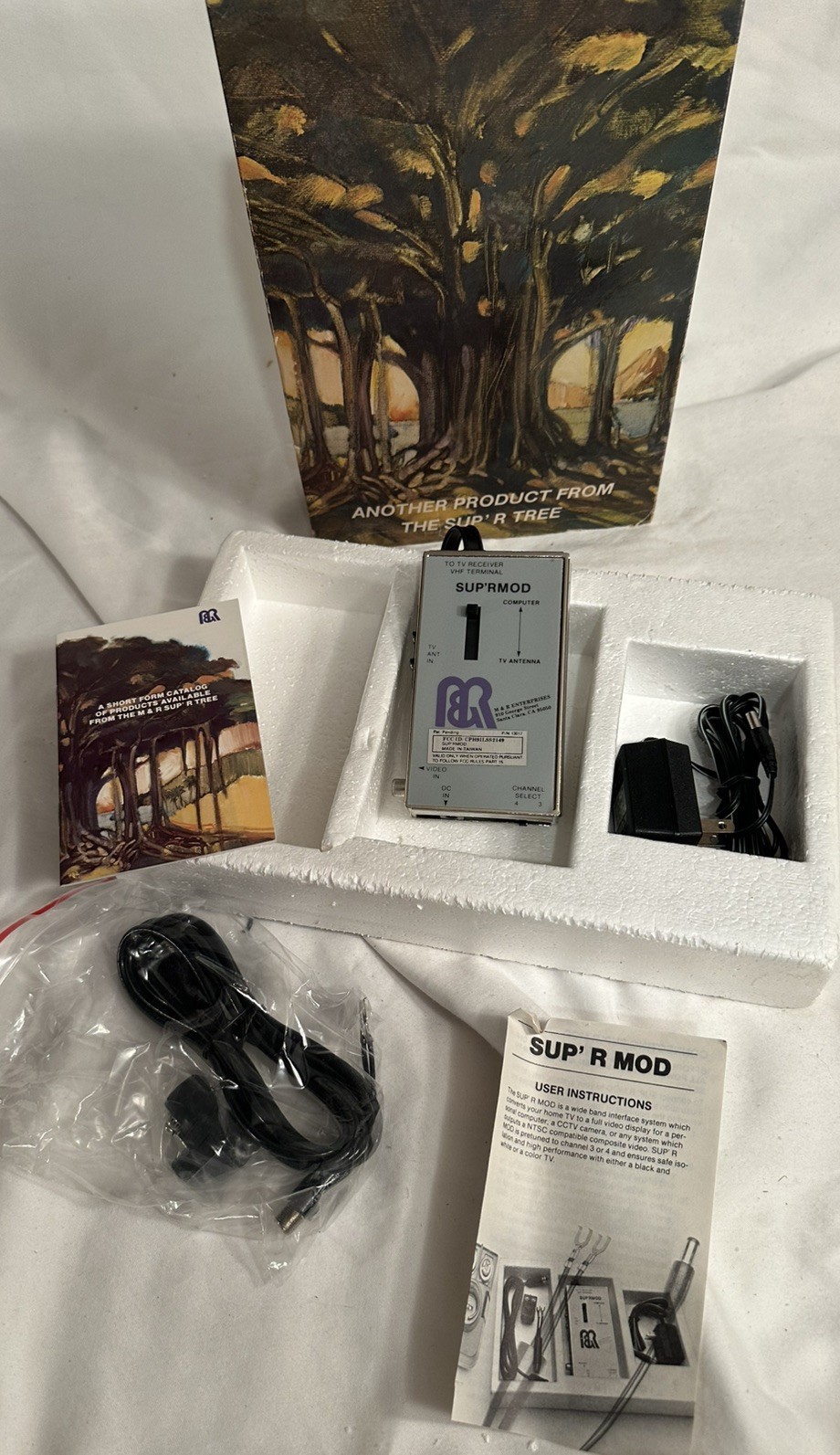 SUP'R MOD TV NTSC to UHF Converter Vintage | Apple