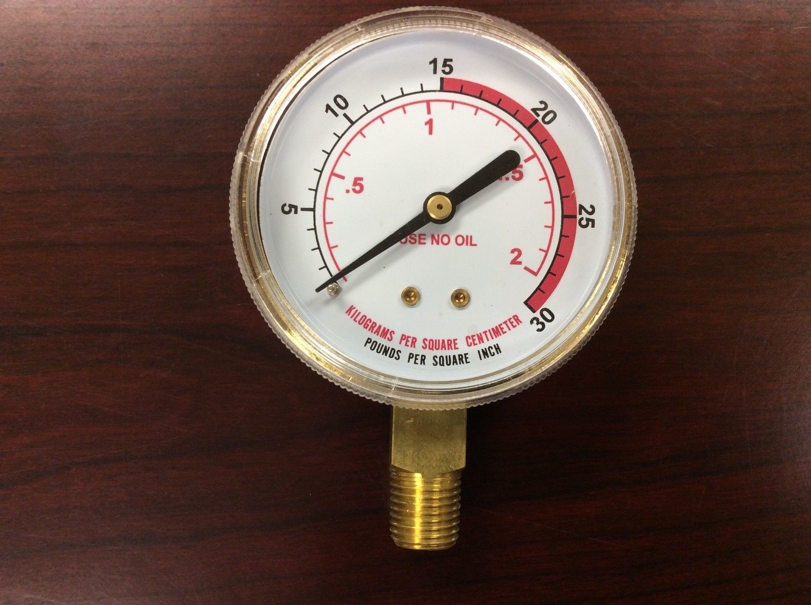 2" WELDING GAUGE 0-30 PSI 1/4 NPT ACETYLENE