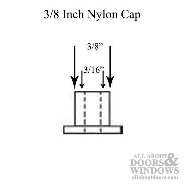 Pin Cap / Guide, 3/16 I.D., Nylon Replacement - Each