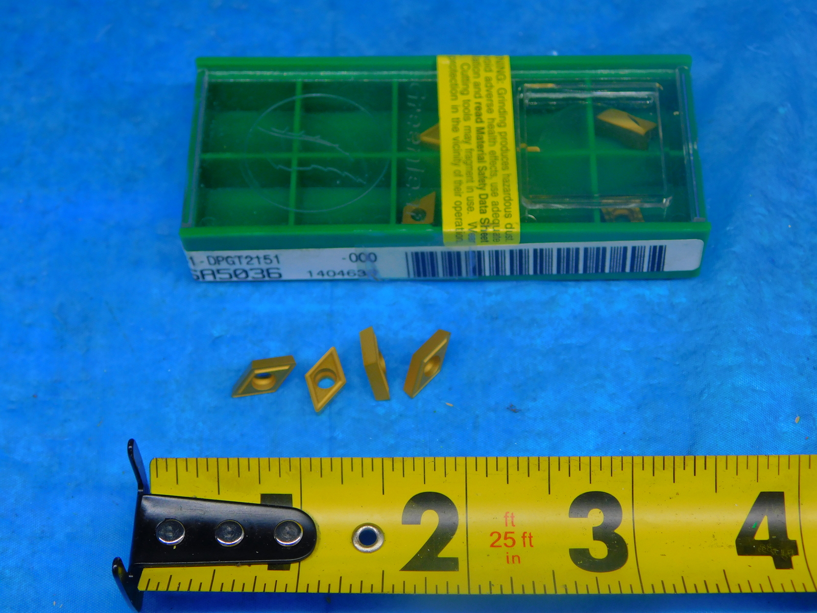 10PCS NEW GREENLEAF DPGT-21.51-X2 GA5036 TiN COATED CARBIDE TURNING INSERTS