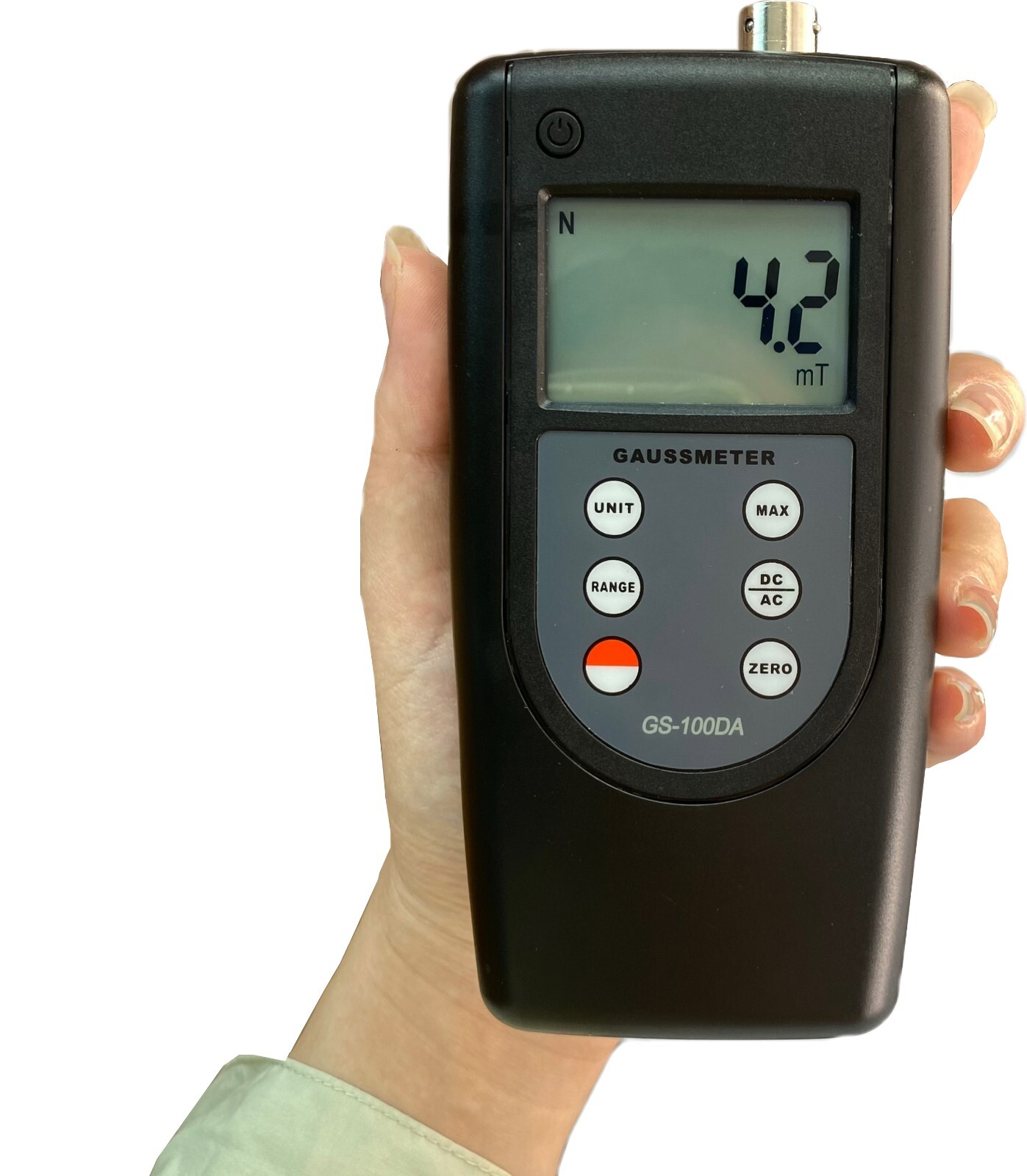 Tesla Meter Gaussmeter with Test Range 0~200mT~2000mT Frequency Range 10Hz~200Hz