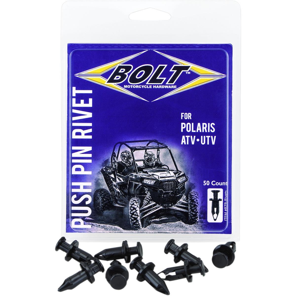 Bolt Mc Hardware RZR-RIVETS UTV Pry Rivet Set - 50pk.