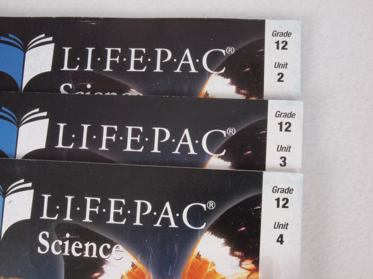 Lifepac Science 12 Student Books 2006 Unit 2 3 4 7 9 10 Homeschool AOP