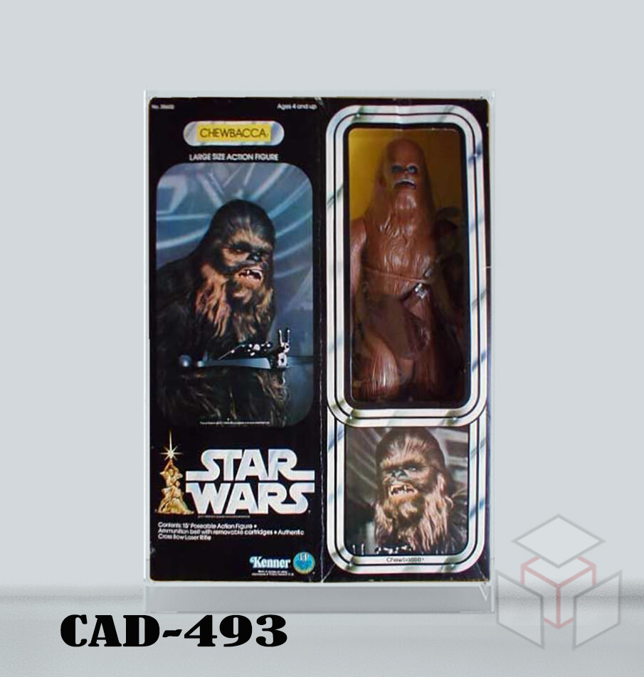 Pre-ORDER Acrylic Display Case for Star Wars KENNER Large size  Chewbacca