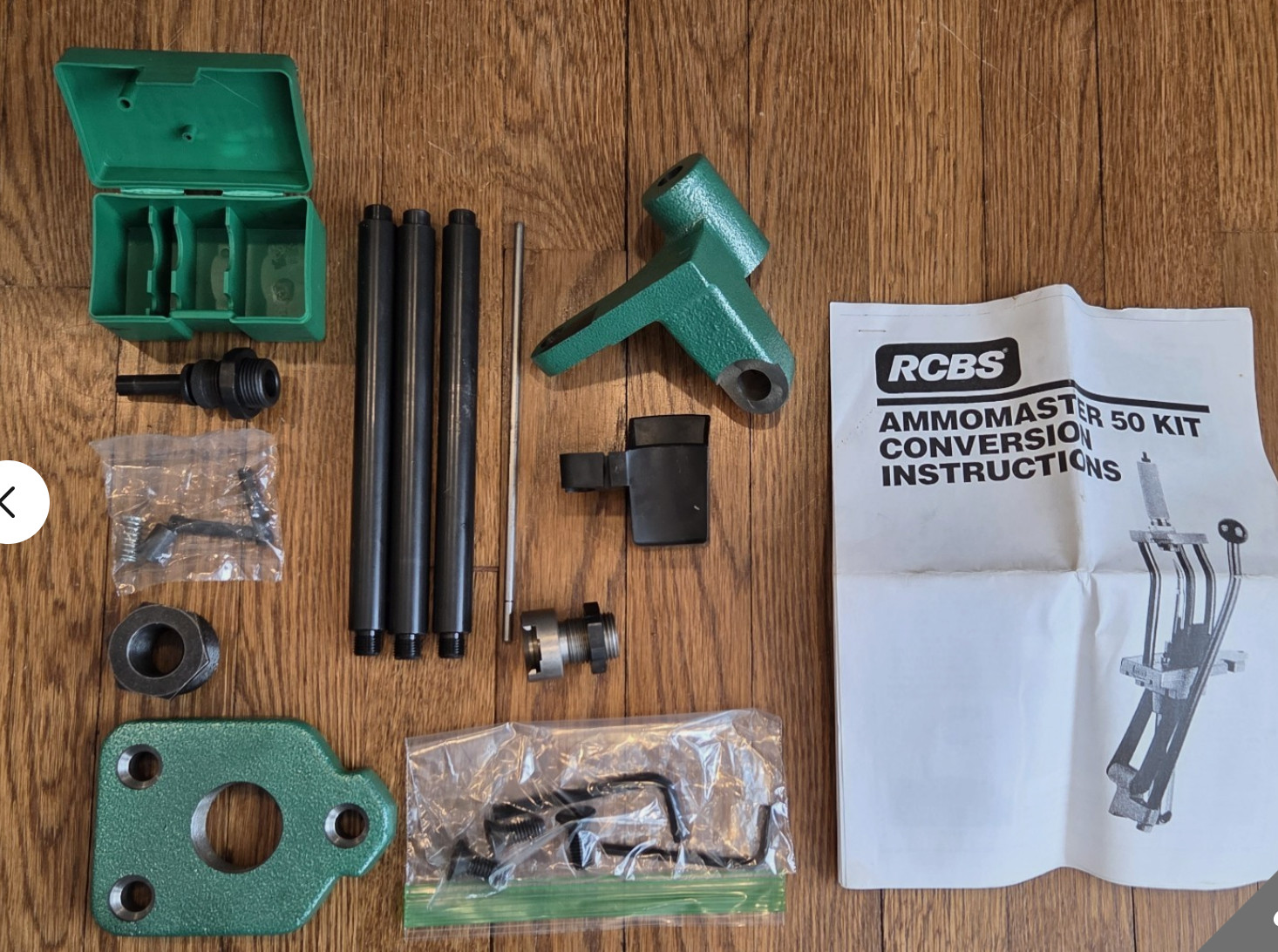 RCBS Ammomaster Single Stage Press/50 BMG Conversion Kit-(88709)-NOS-in box