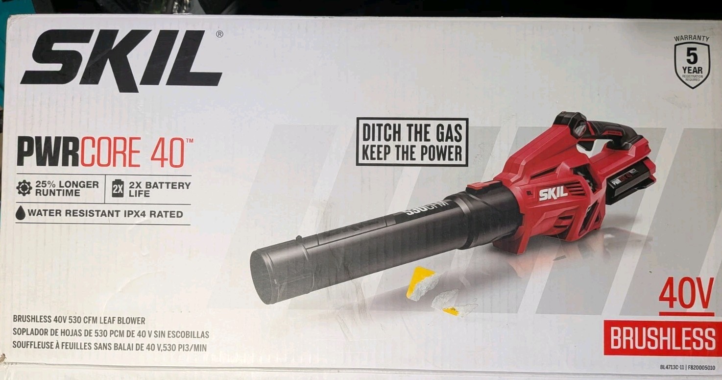 SKIL PWRCORE 40V LEAF BLOWER BL4713-00 Bare Tool