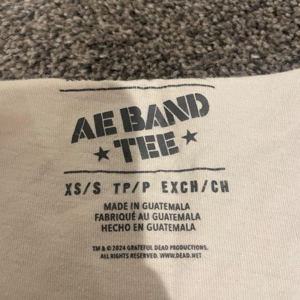 American Eagle Grateful Dead Cropped Band Tee Size XS/S