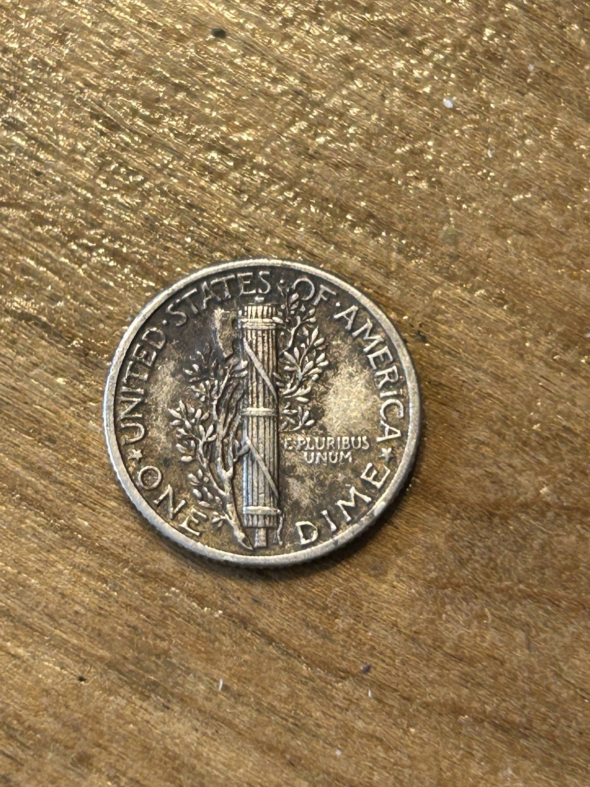 1937 Mercury Dime XF+