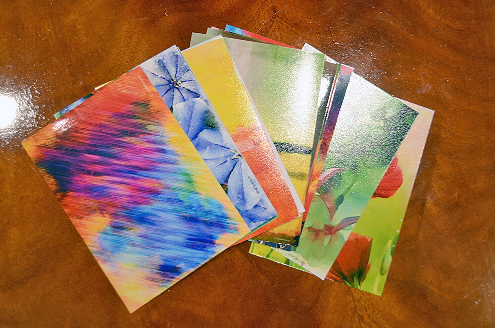 PHOTOS of some of my paintings for crafting or Greeting Cards 3.5" x 5"