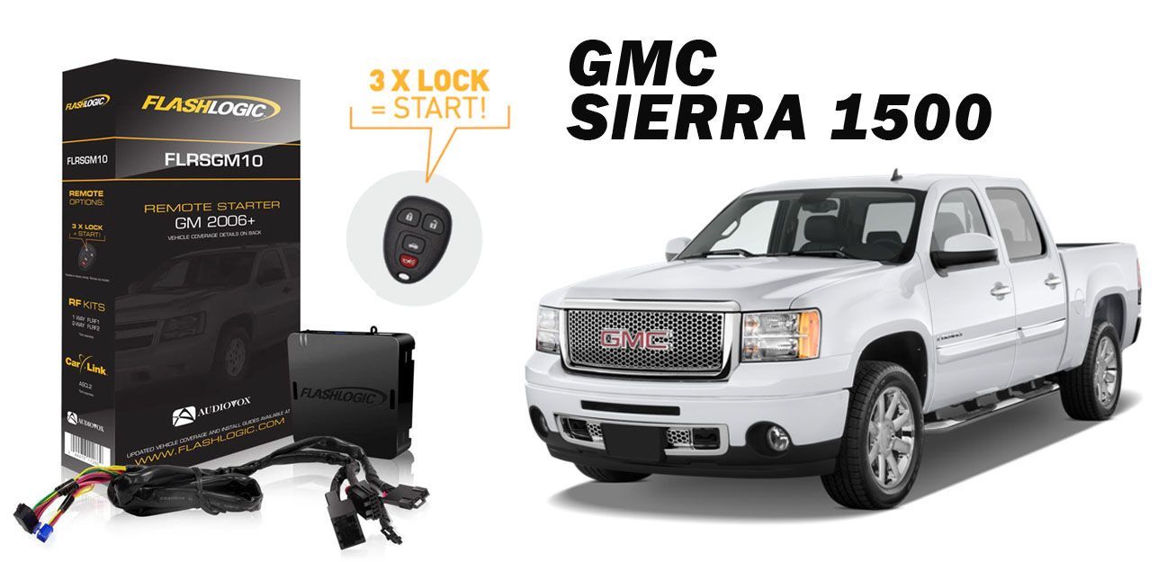 Flashlogic Remote Start for 2009 GMC Sierra 1500 V8 w/Plug & Play Harness