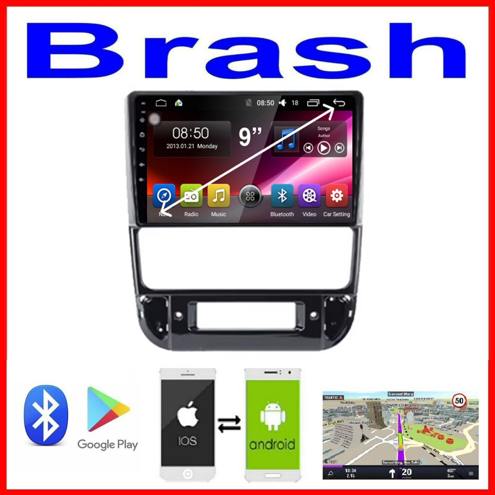 PEUGEOT 406 1995-2003 GPS APPLE WIRELESS CARPLAY ANDROID AUTO ODB DAB+ TPMS DVR