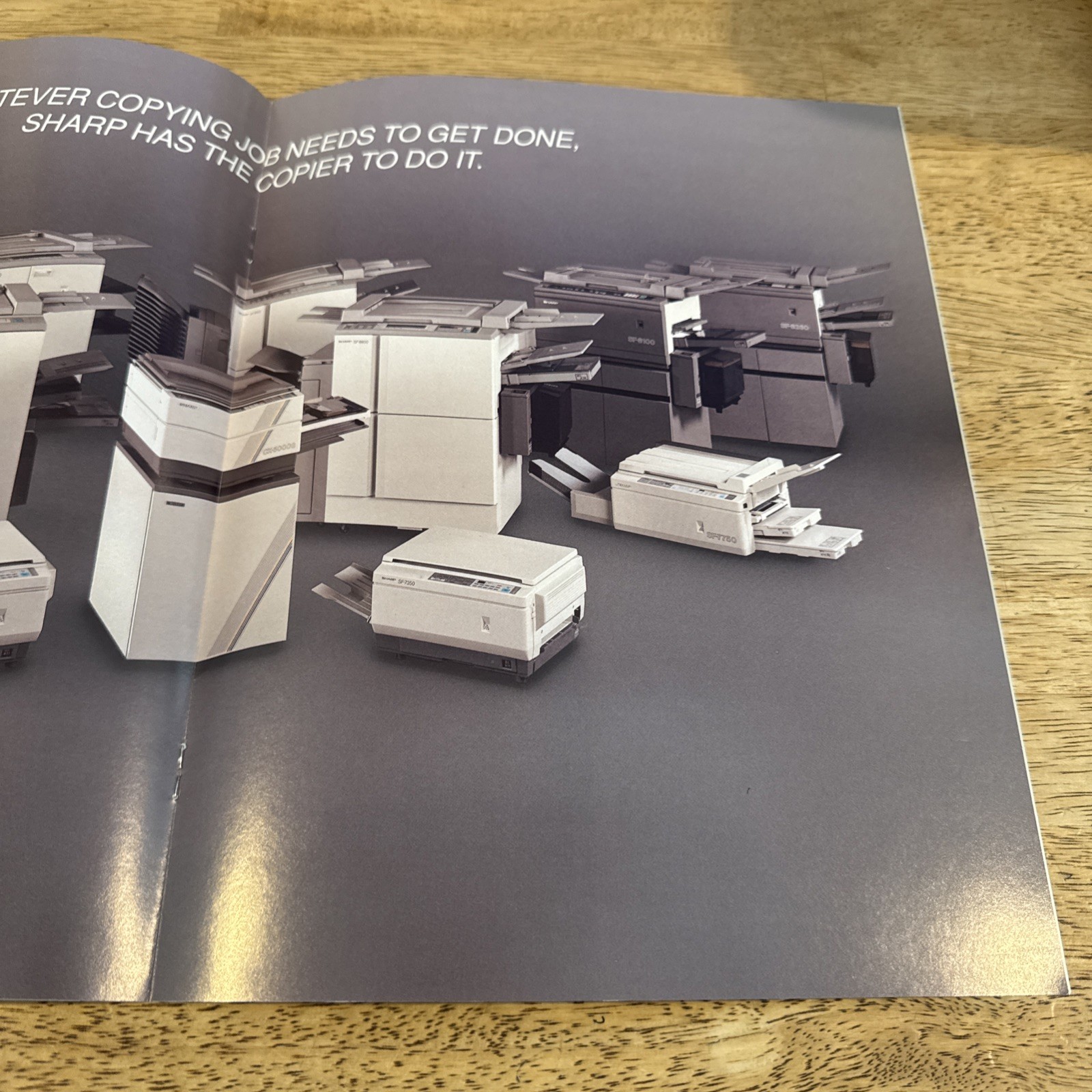 1988 Sharp Copiers Catalog And Specifications Vintage