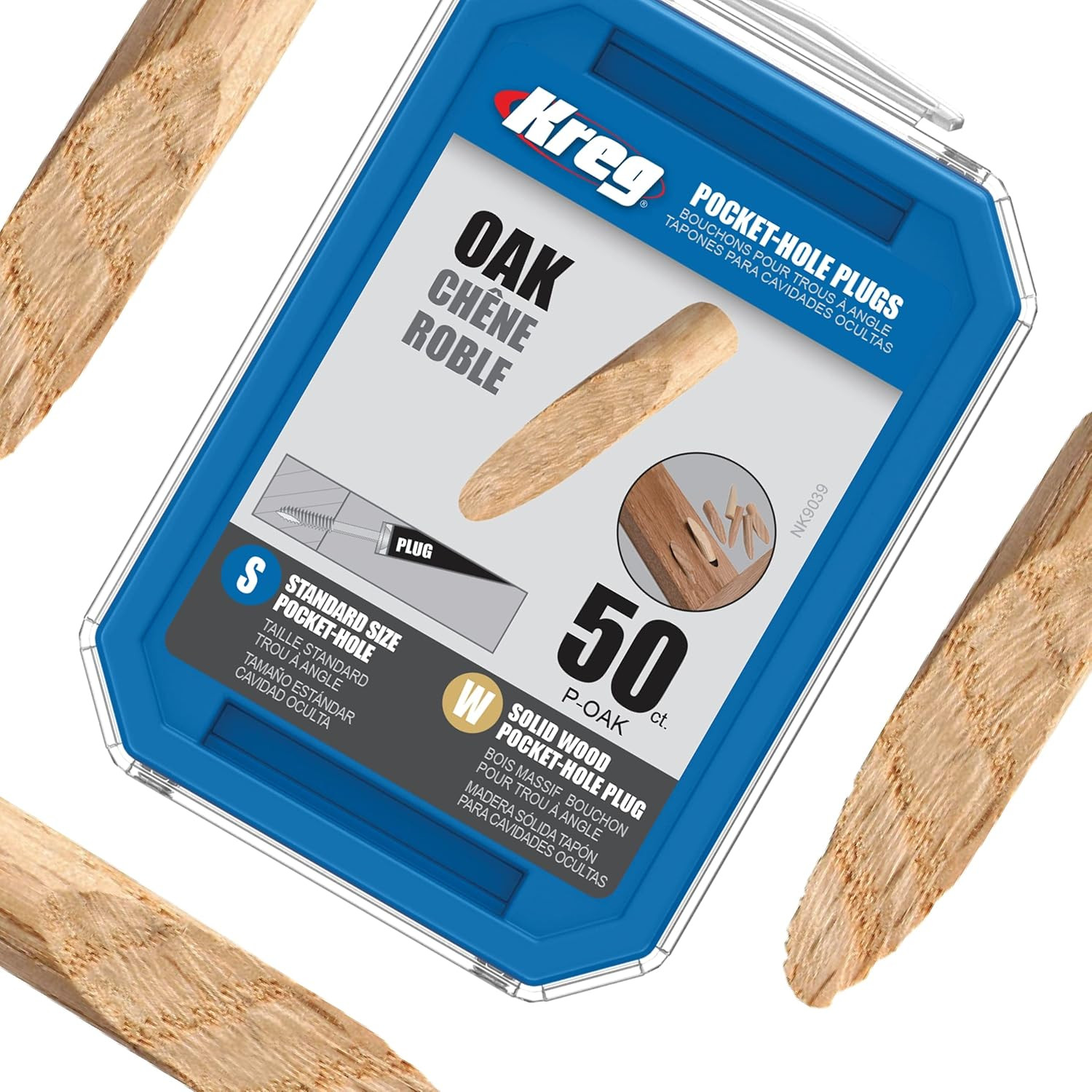Kreg Solid-Wood Pocket-Hole Plugs - Clean Hole Plug Finish - Essential Woodworki