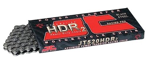 JT Chain JTC520HDR120SL Black Steel 520HDR 120-Link Heavy Duty Drive Chain