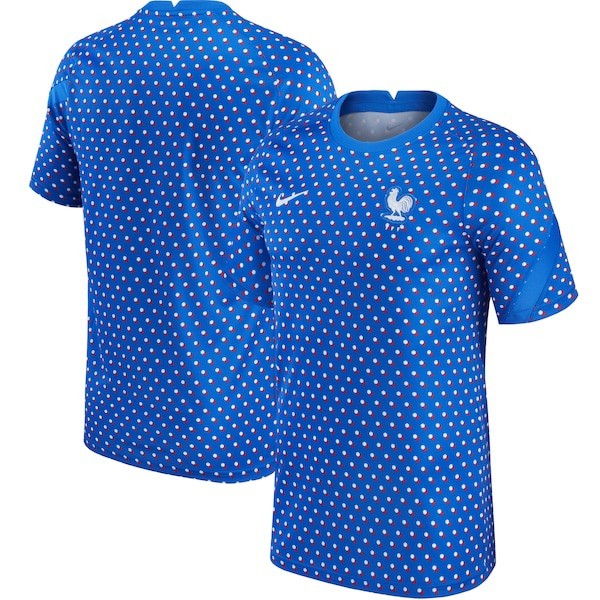 France National Team Nike Women's XL PreMatch Top Jersey Blue NWT FREE SHIPPING