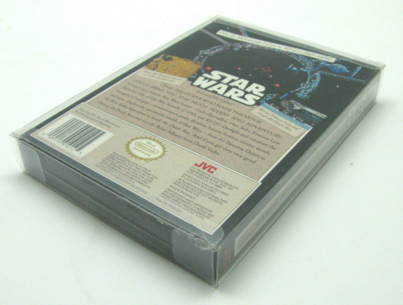 1x NINTENDO NES CIB GAME- CLEAR PLASTIC PROTECTIVE BOX PROTECTOR SLEEVE CASE