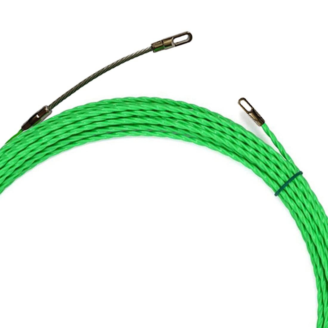 30M Wire Puller Wall Cable Running Fish Tape Push Pull Rod Electrical Fish Ta...