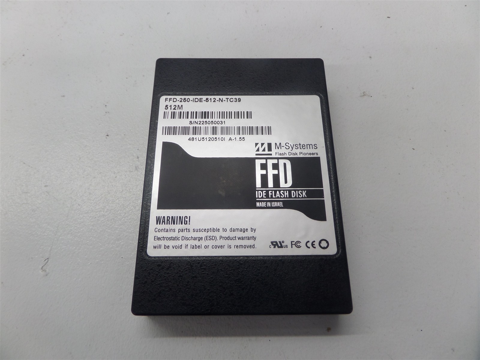 M-Systems FFD IDE Flash Disk 512M FFD-250-IDE-512-N-TC39