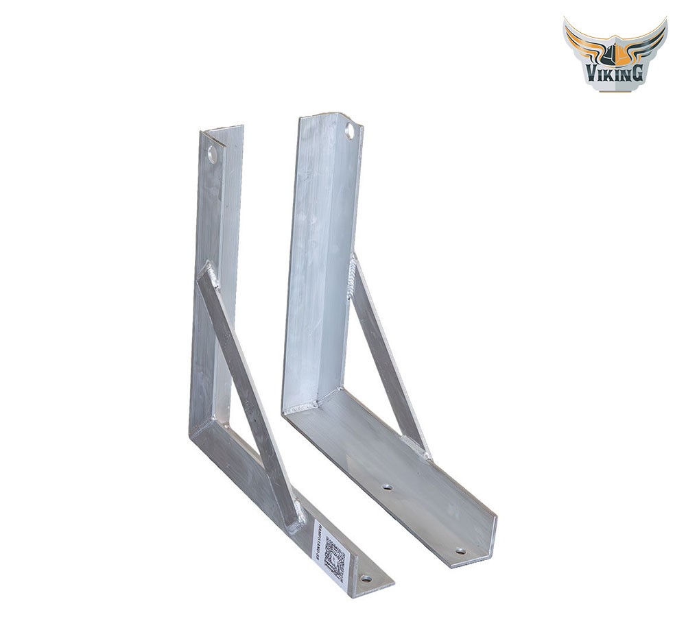 2PK 22"x20" Viking’s Ramp Stand Storage Bracket for I-beam Trailer Deck Beams