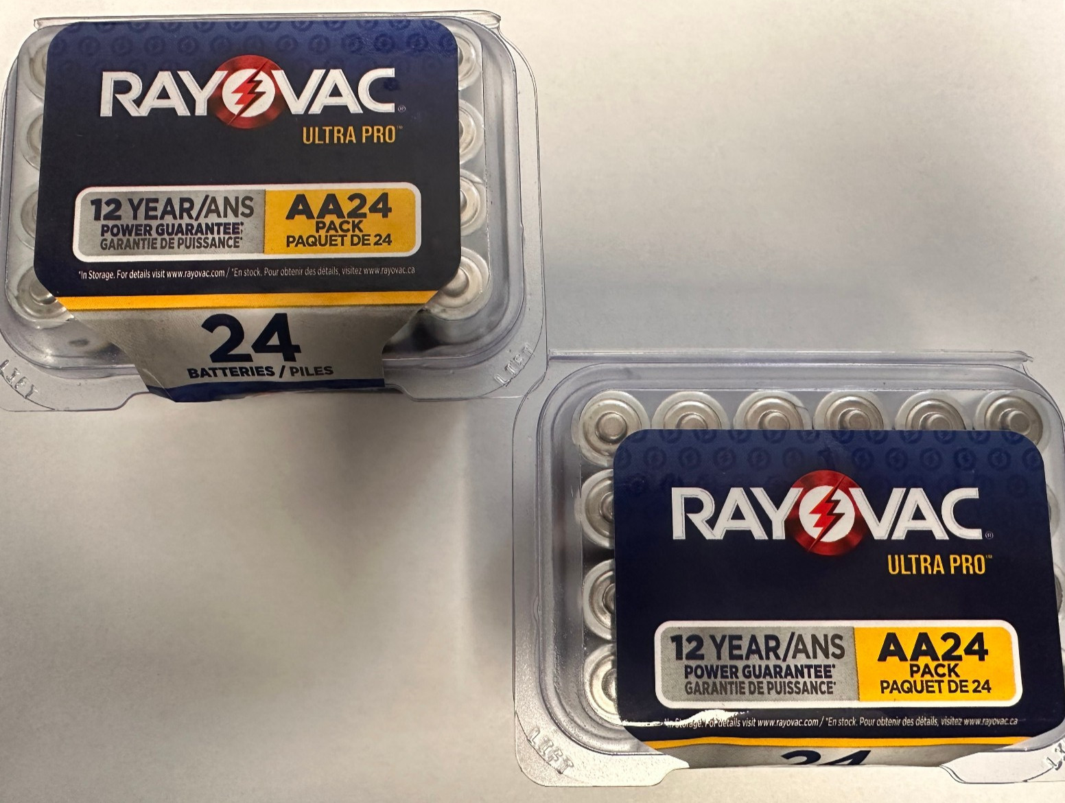 RAYOVAC AA ALKALINE ULTRA PRO BATTERIES 48 PACK 12/2037