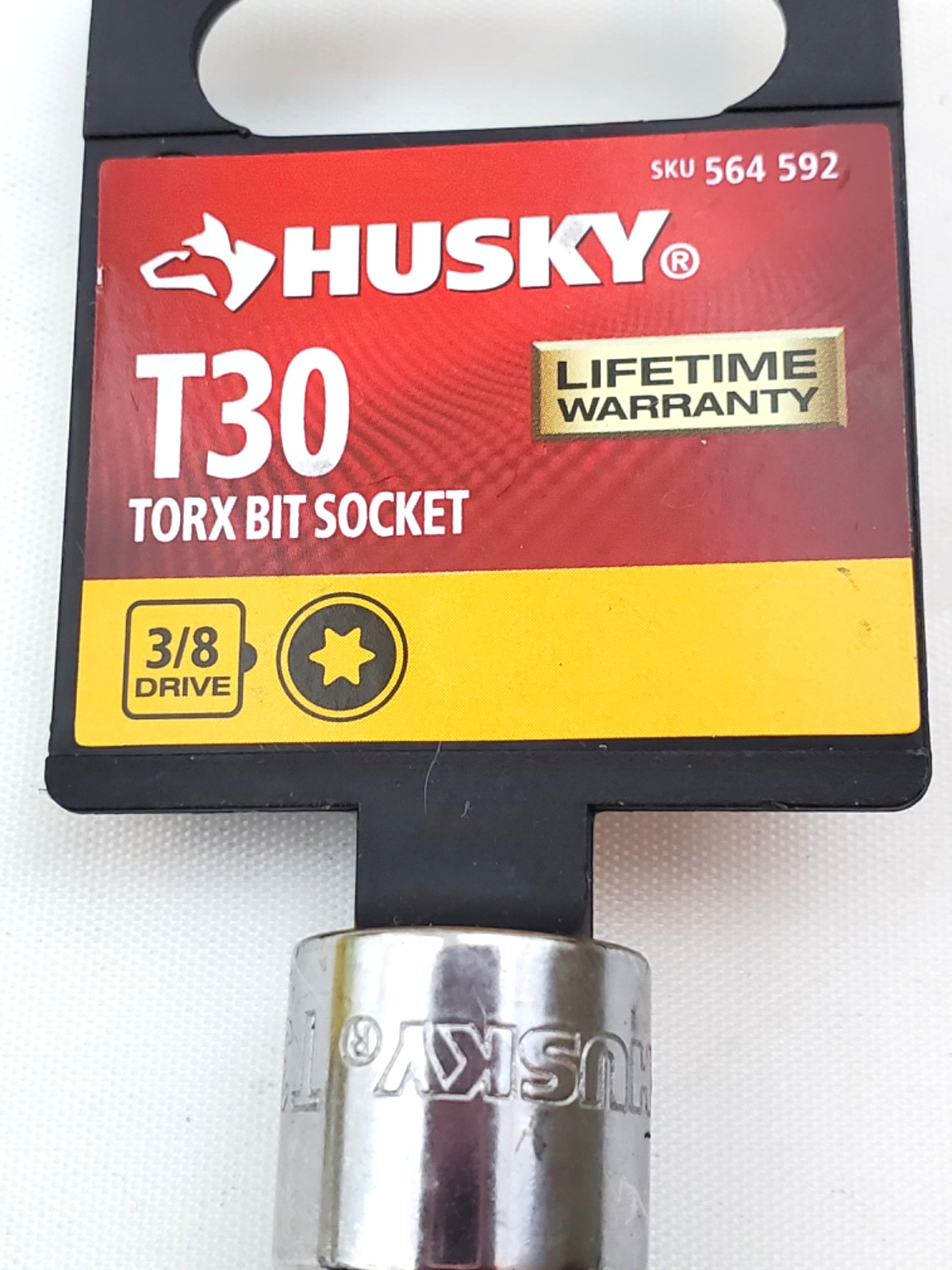Husky T30 Torx Bit Socket 3/8" Drive H3DHBST30