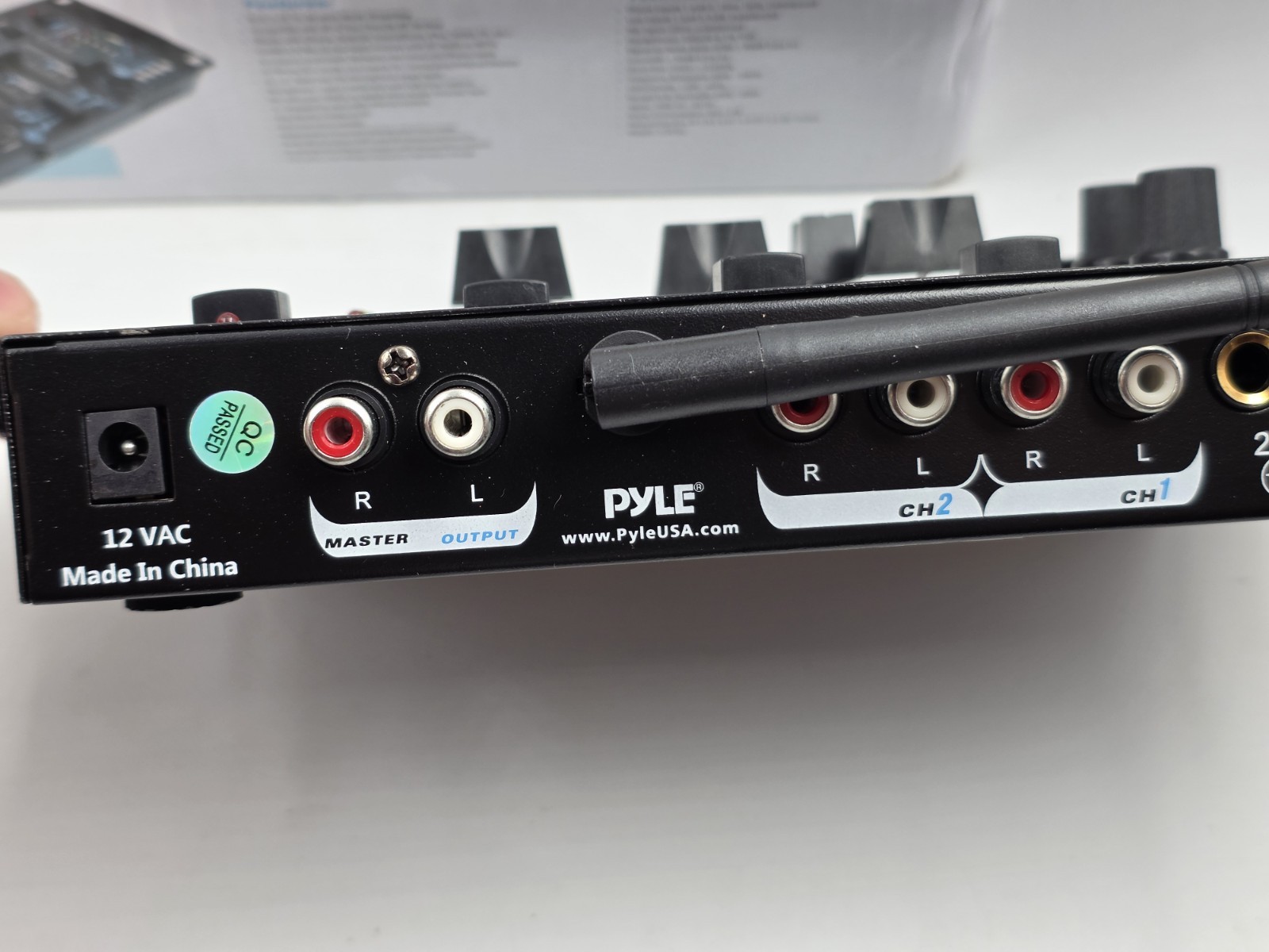 Pyle Bluetooth 3-Channel DJ MP3 Mixer, PMX7BU, USB Flash Reader New in Box!