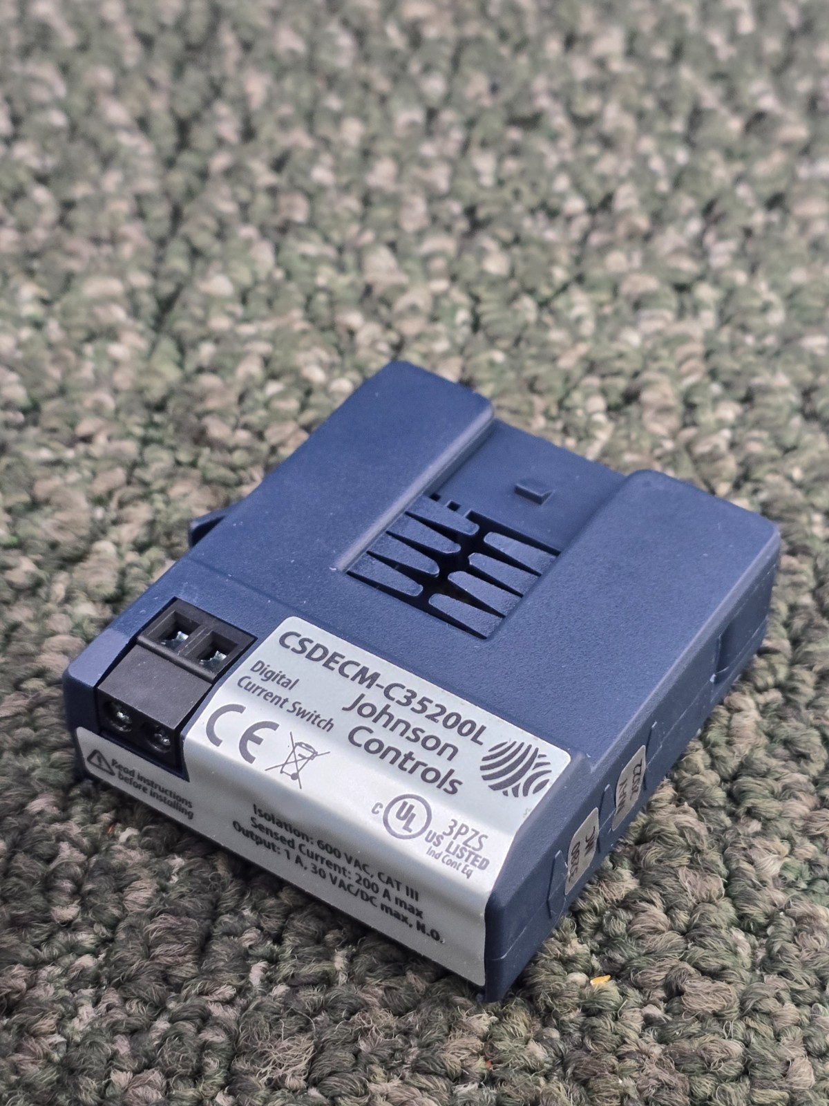 Johnson Controls CSDECM-C35200L0 Digital Current Switch, Current Sensing Relay
