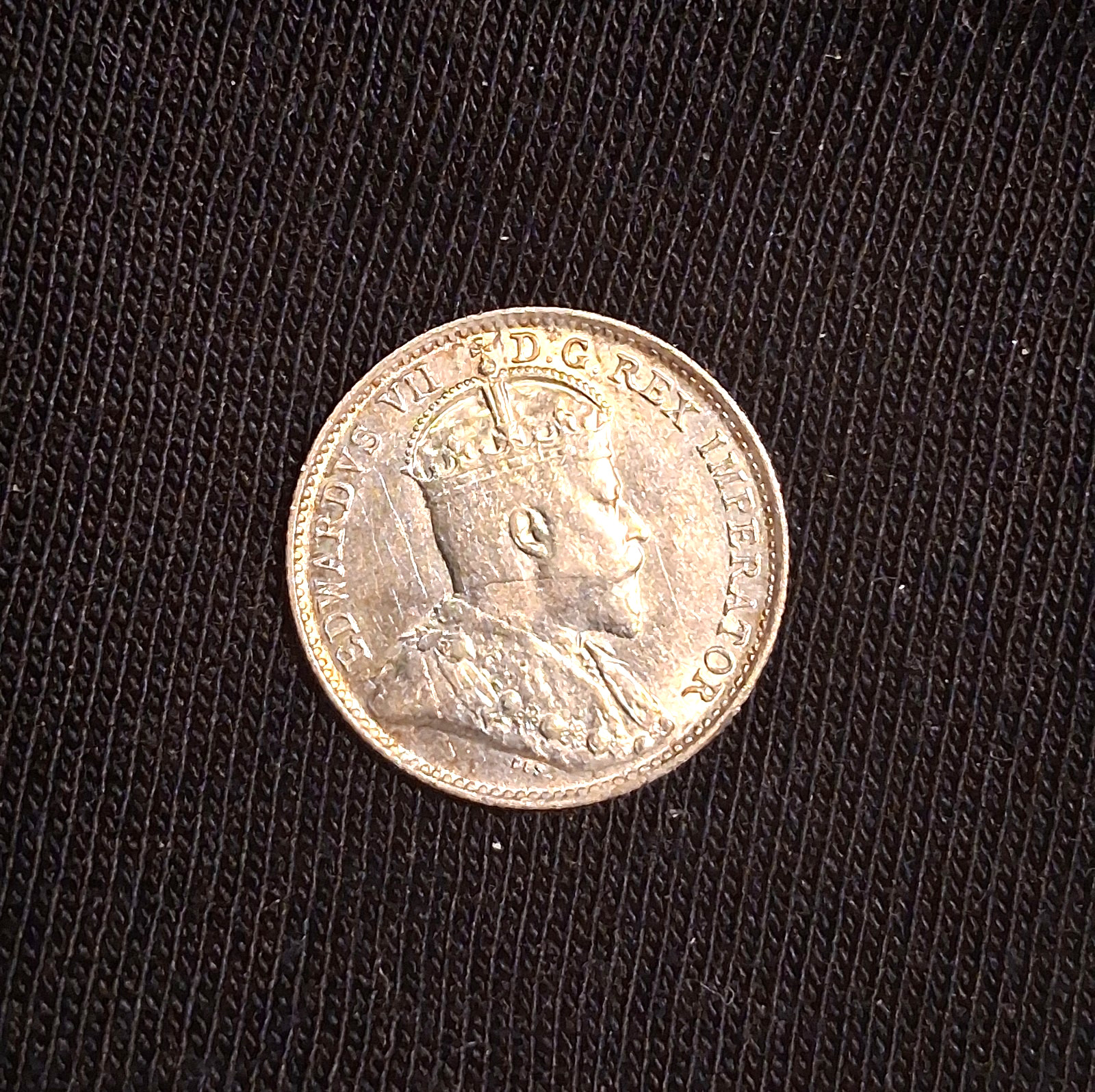 CANADA-1906 5 CENT SILVER-UNCIRCULATED