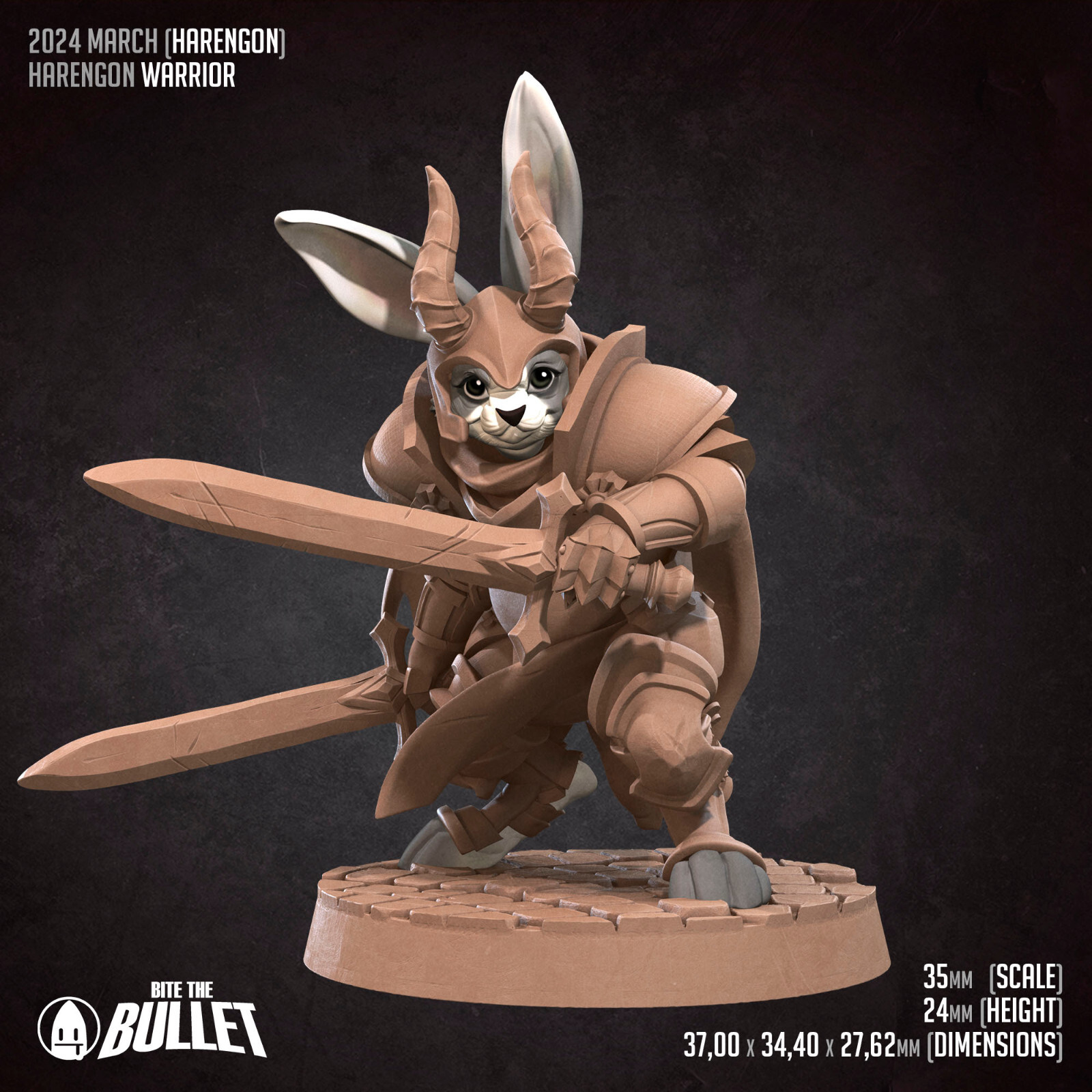 Harengon Hero - Fighter - Bite the Bullet - Dungeons and Dragons
