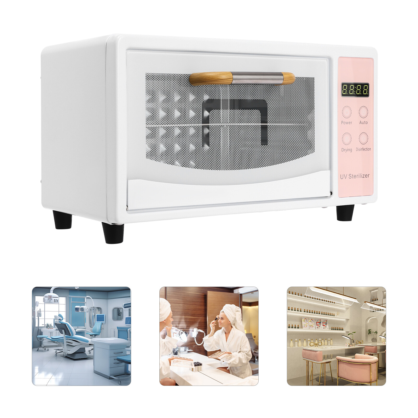 Nail Tool Sanitizer Drying Box Cabinet 160W Tool Sterilizer Nail Art Salon Tool