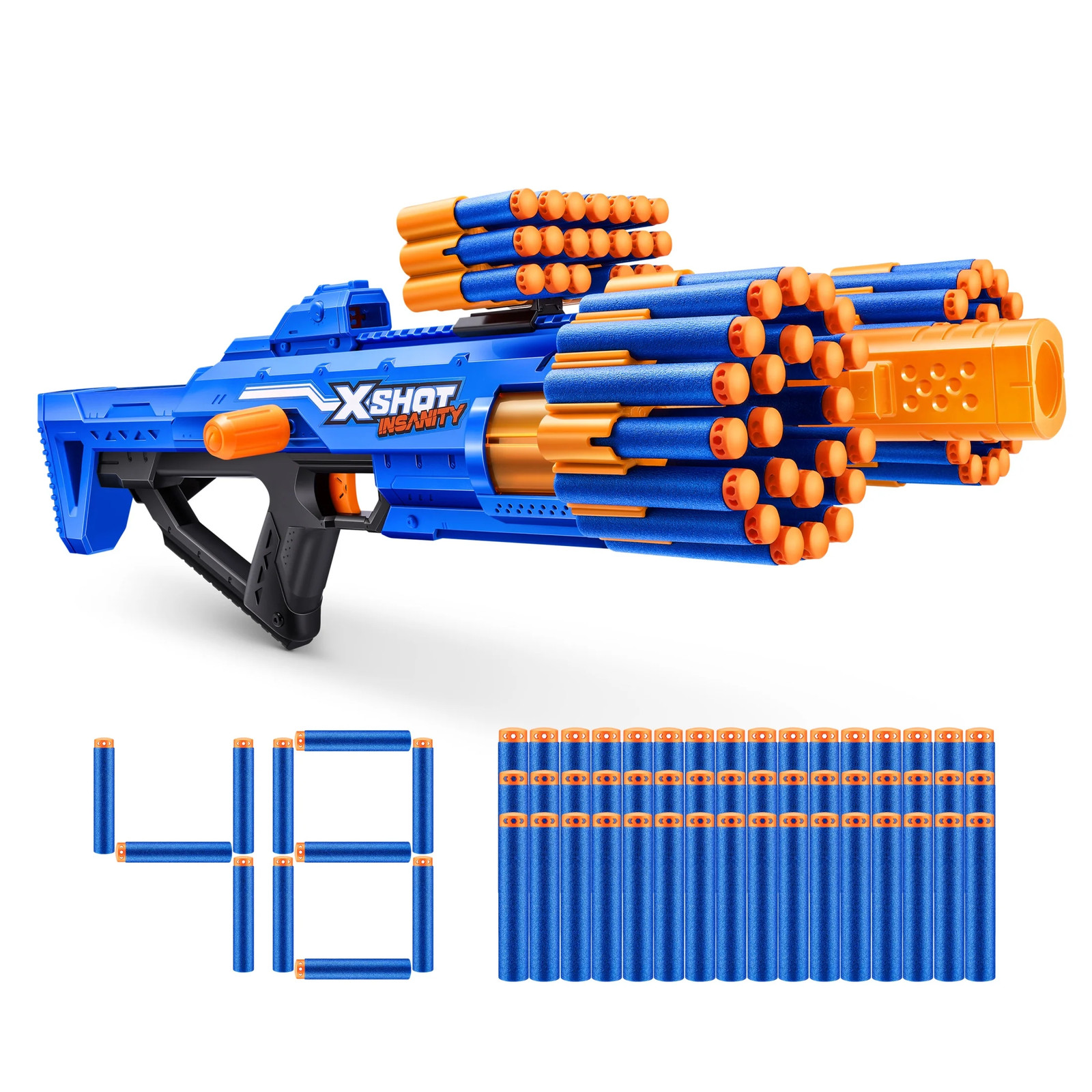 X-Shot Insanity Berzerko Dart Toy, 48 Darts Outdoor Play