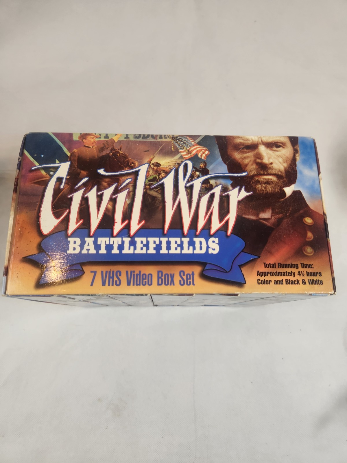 Civil War Battlefields 7 VHS Video Box Set.