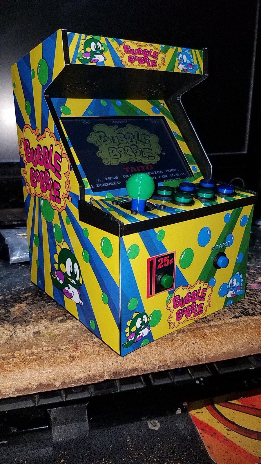 Mini 3D Printed Portable Arcade Cabinet (Raspberry Pi) (Choose Your Artwork)